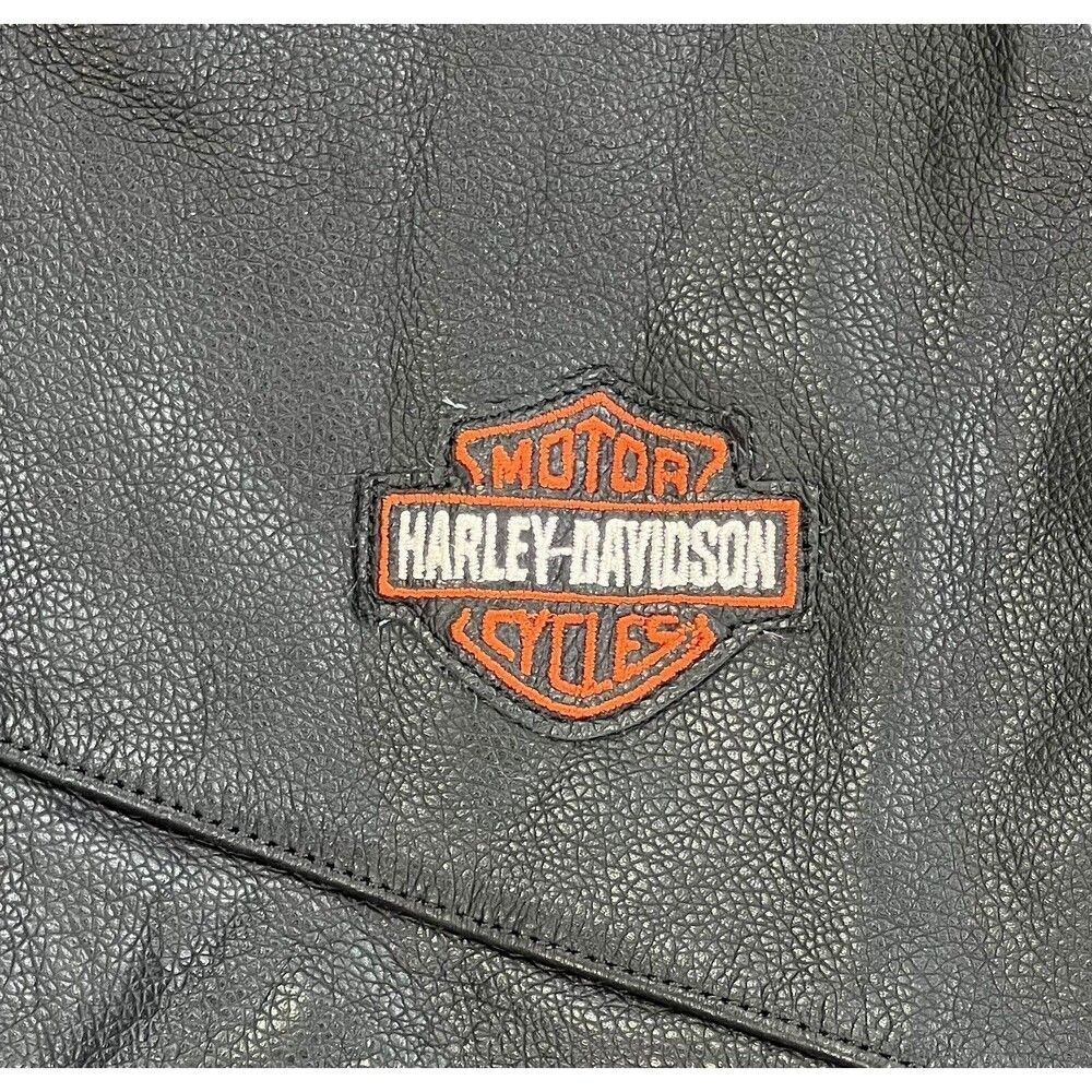 Re-Poshing✨️✨️Harley-Davidson Women's Genuine Leather Motorcycle Chaps - Picture 14 of 15
